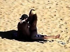 Beach voyeur finds a lustful young couple having hot sex
