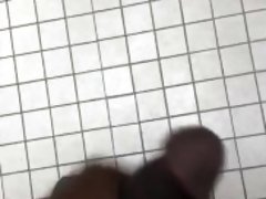 Got horny at work ran to the bathroom to cum