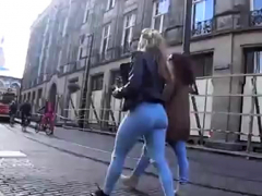 Sexy Walking Ass in Tight Jeans
