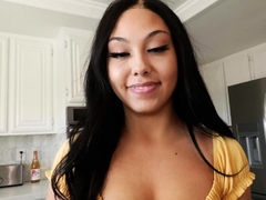 Irresistible Latina milf addicted to sucking and fucking