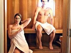 Brianna Roses Steamy Sauna Relax Session