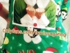 Twerking in Christmas onesie, elf approved